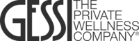 Logo der Marke GESSI mit dem Slogan „The Private Wellness Company“